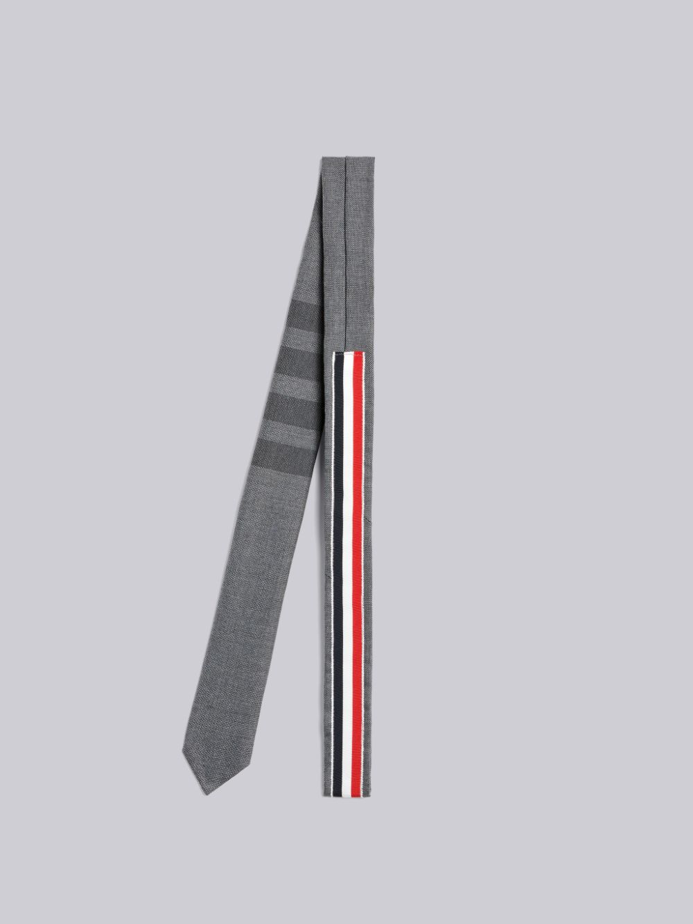 Corbatas Thom Browne 4-Bar pointed Hombre Gris | CCV97I57191