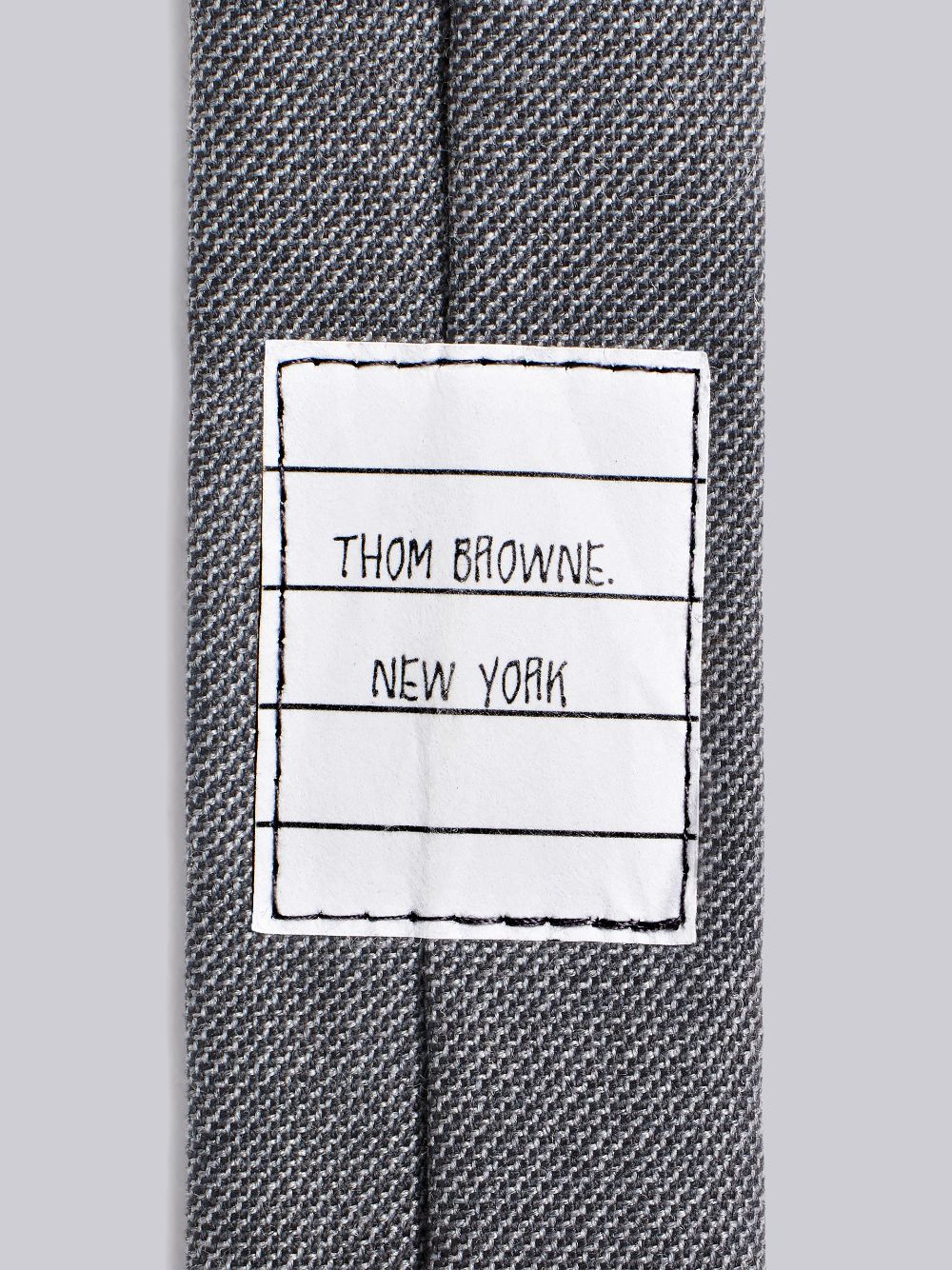 Corbatas Thom Browne 4-Bar pointed Hombre Gris | CCV97I57191