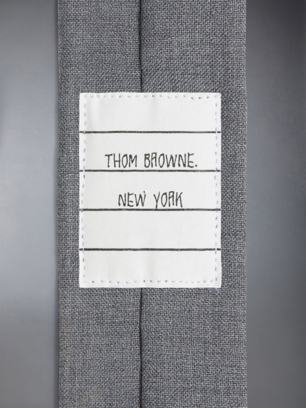 Corbatas Thom Browne Medium Plain Weave 4-Bar Hombre Gris | CQB06J65094