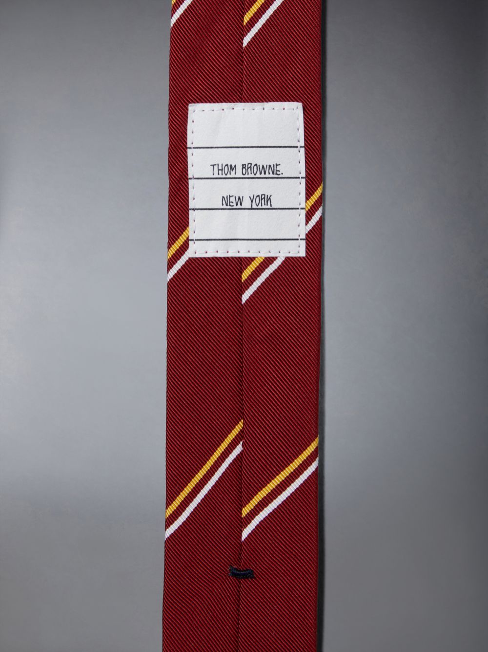 Corbatas Thom Browne Stripe Mogador Classic Hombre Rojas | MVP08U81806