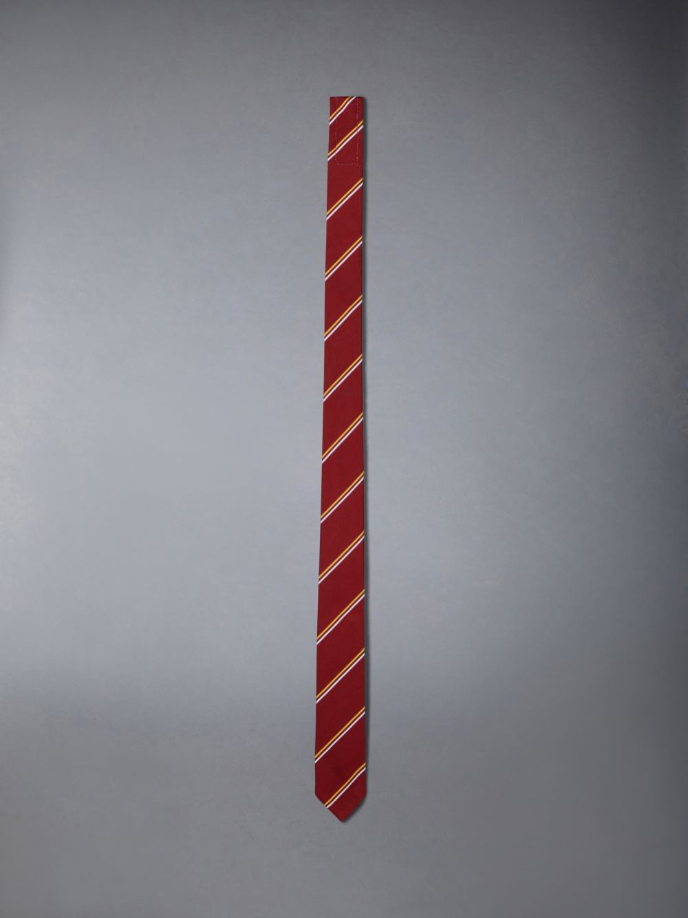 Corbatas Thom Browne Stripe Mogador Classic Hombre Rojas | MVP08U81806