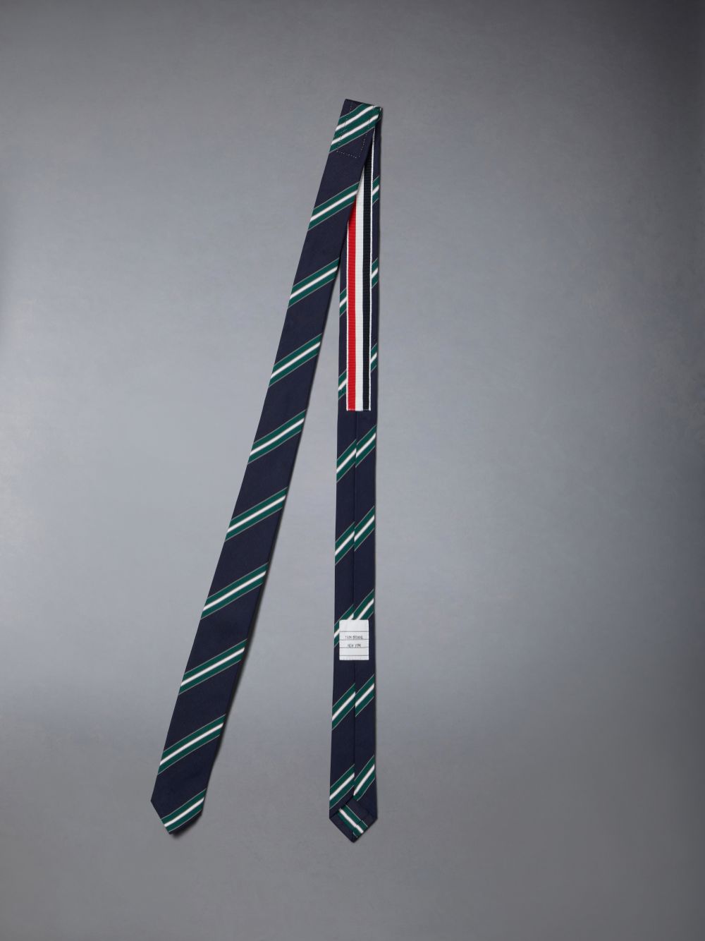 Corbatas Thom Browne Stripe Mogador Classic Mujer Azules | XZX62H99452