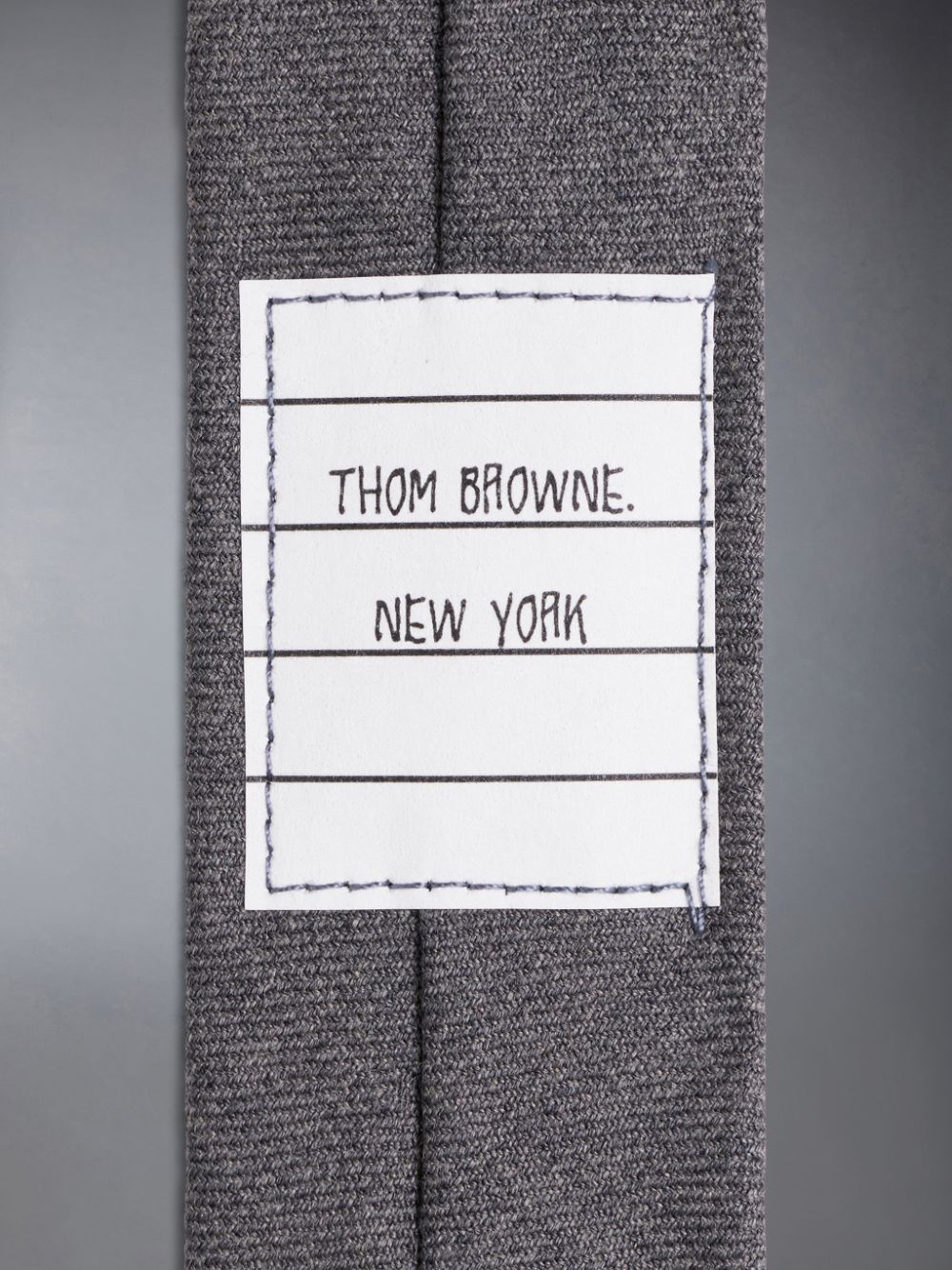 Corbatas Thom Browne TWILL Niño Gris | SLC23D06334