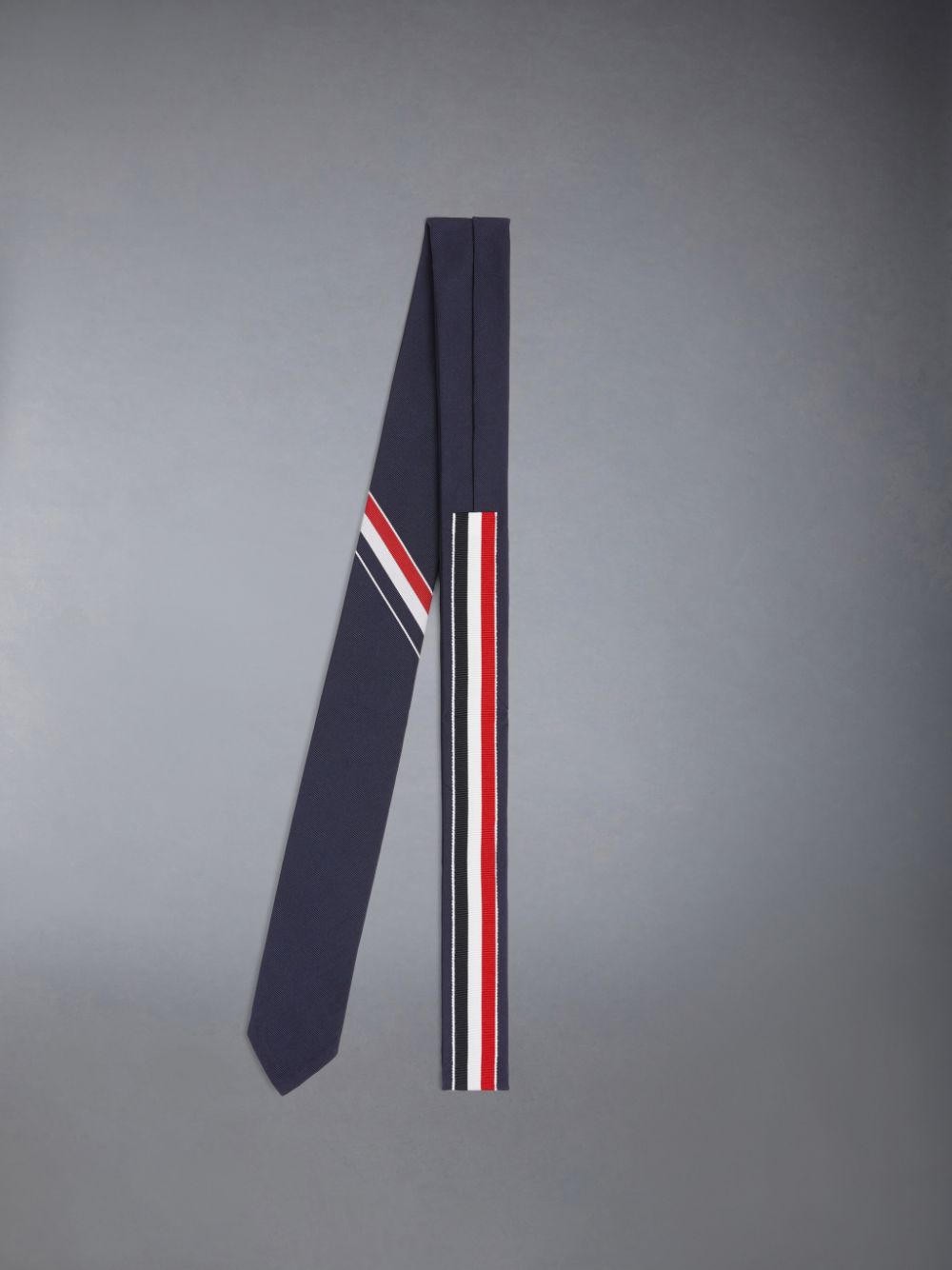 Corbatas Thom Browne grosgrain stripe Hombre Azules | TDH52Y16113