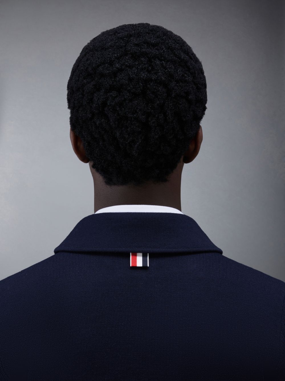 Cárdigan Thom Browne Wool 4-Bar Sport Hombre Azules | VEV75N74737
