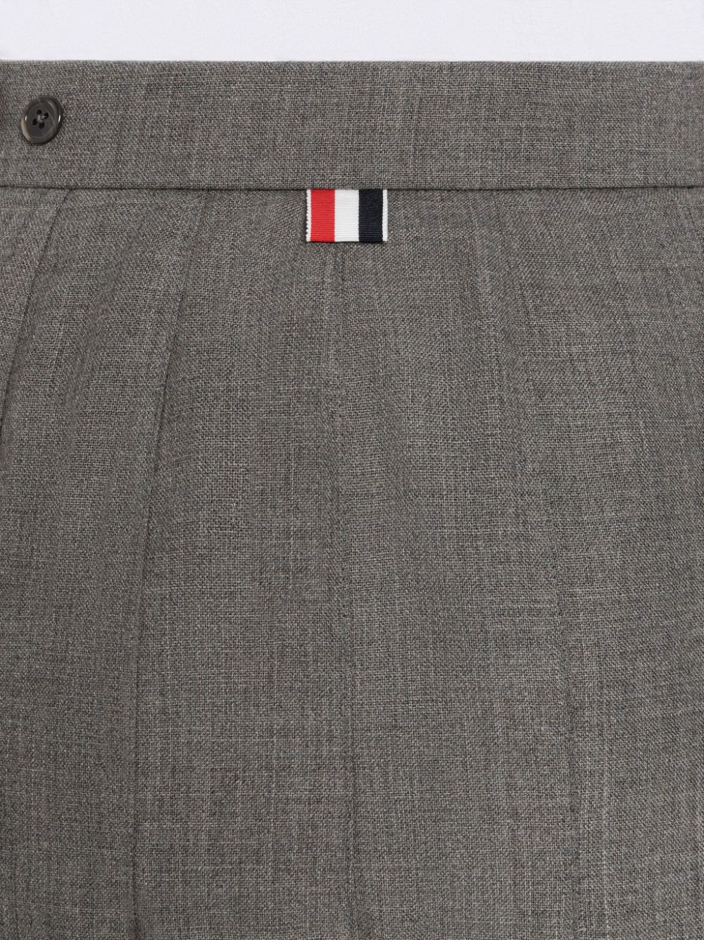 Falda Thom Browne 2-Ply Fresco Pleated Straight Mujer Gris | ZFN96J09520