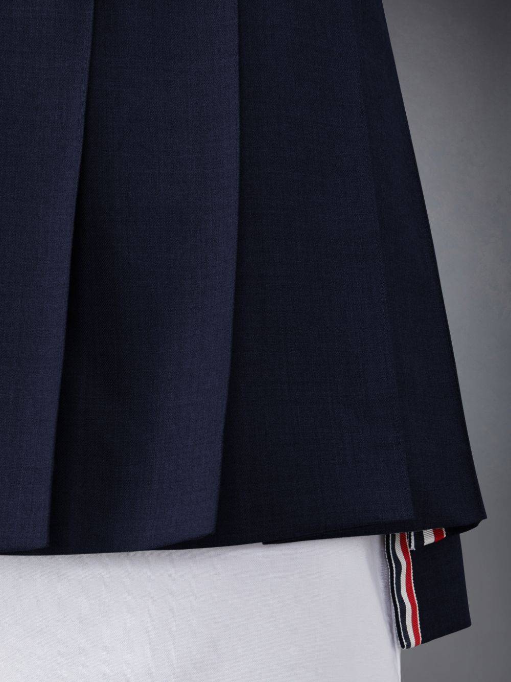 Falda Thom Browne Twill Pleated Mini Mujer Azules | JGV81Z64862