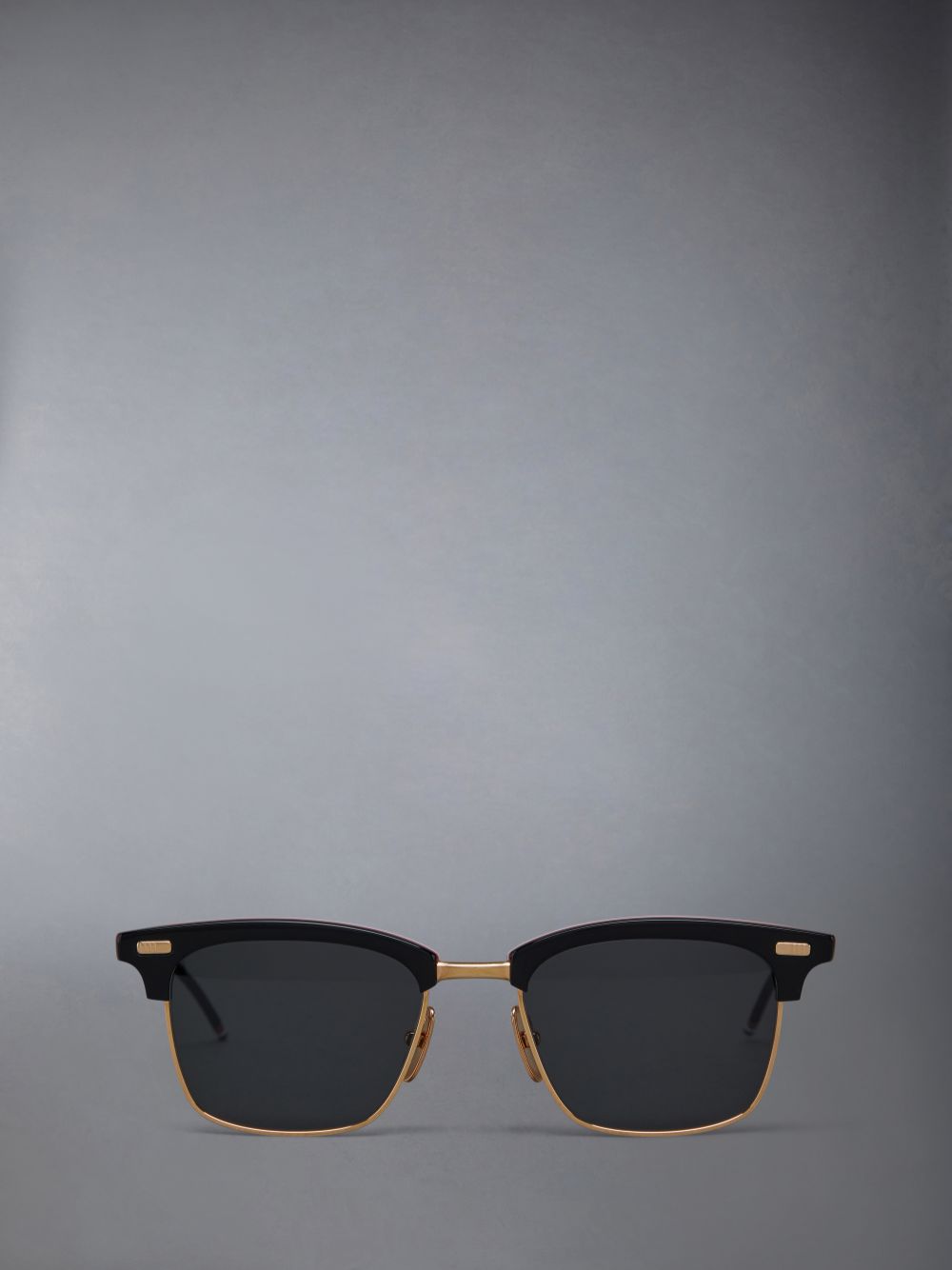 Gafas de Sol Thom Browne Acetate And Titanium Rectangular Hombre Negras | UBC12H40251