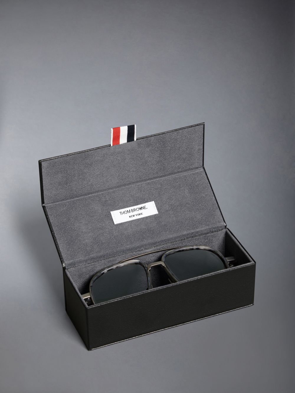 Gafas de Sol Thom Browne Acetate And Titanium Aviator Hombre Gris | JCD05G35828