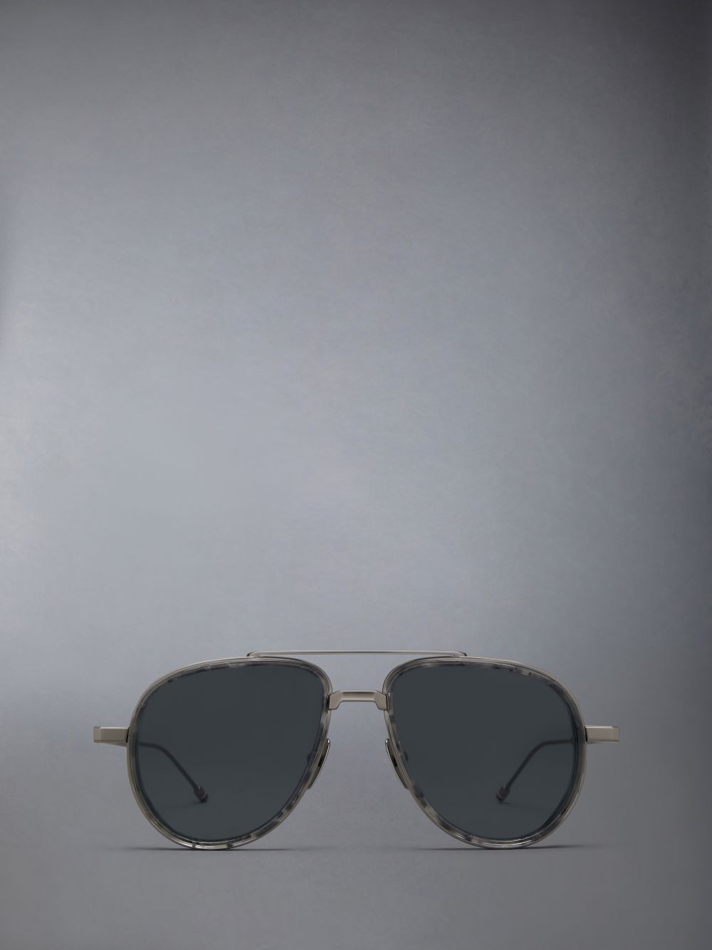 Gafas de Sol Thom Browne Acetate And Titanium Aviator Hombre Gris | JCD05G35828