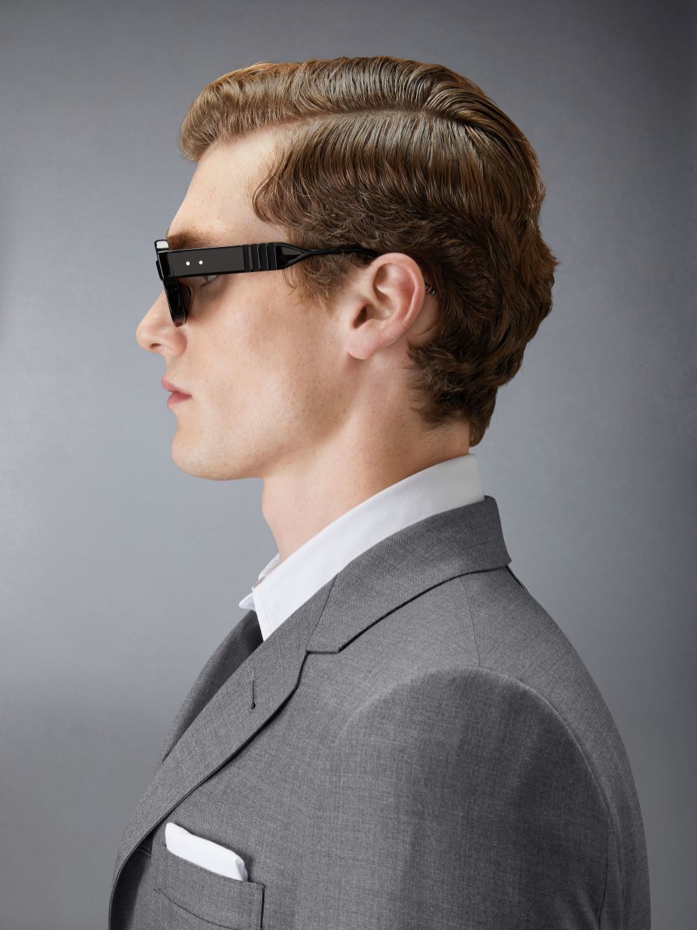 Gafas de Sol Thom Browne Acetate Cateye Mujer Negras | PKD24Q91879