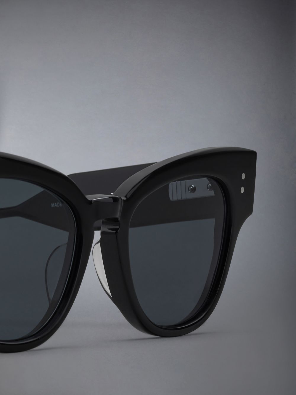 Gafas de Sol Thom Browne Acetate Cateye Mujer Negras | PKD24Q91879