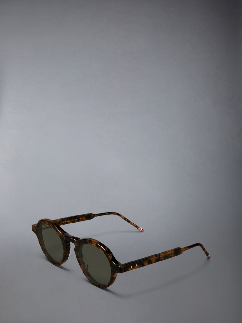 Gafas de Sol Thom Browne Acetate Round Hombre Marrones Oscuro | BPC08L31535