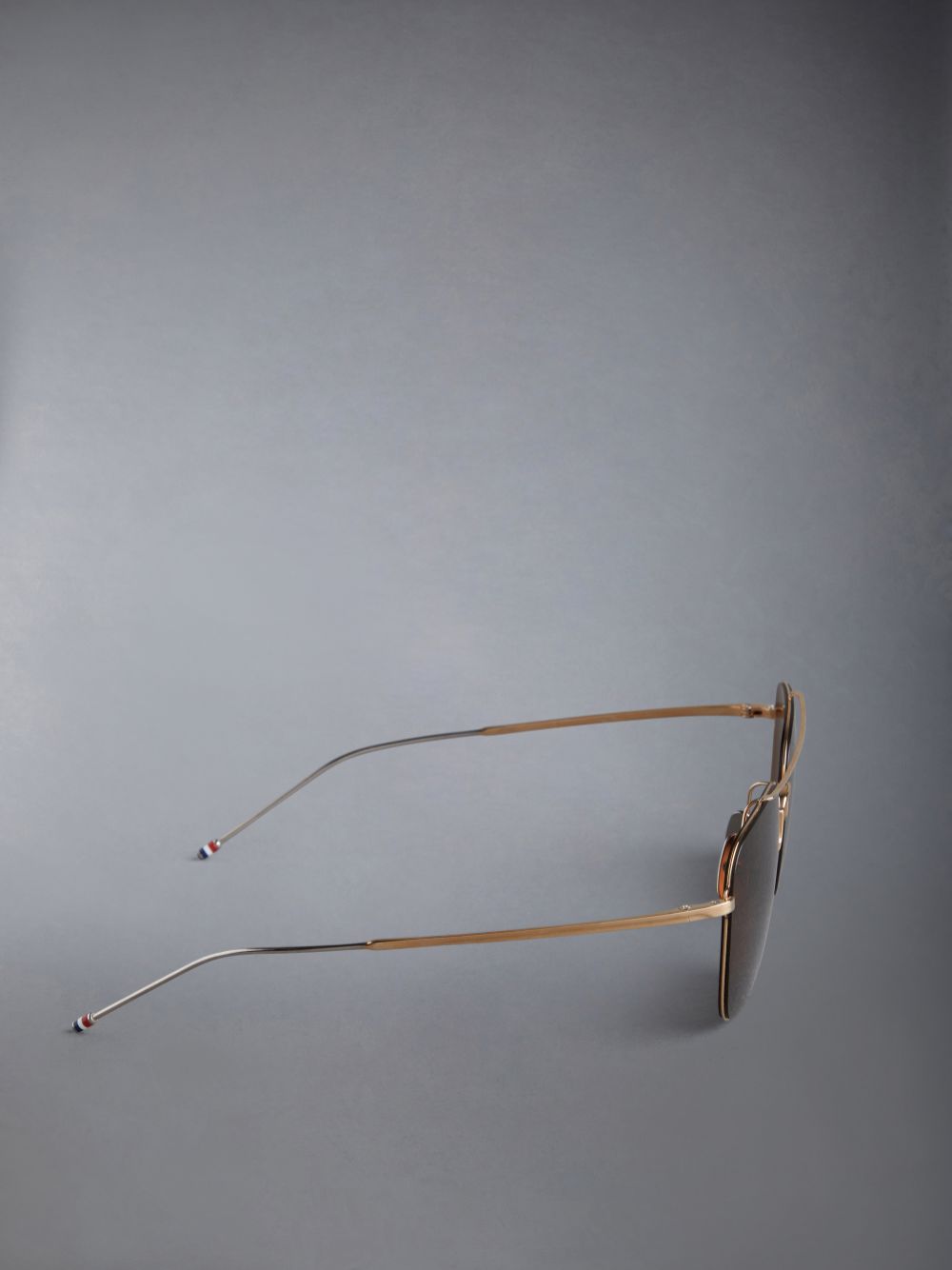 Gafas de Sol Thom Browne Titanium Aviator Mujer Doradas | OPQ92S17706