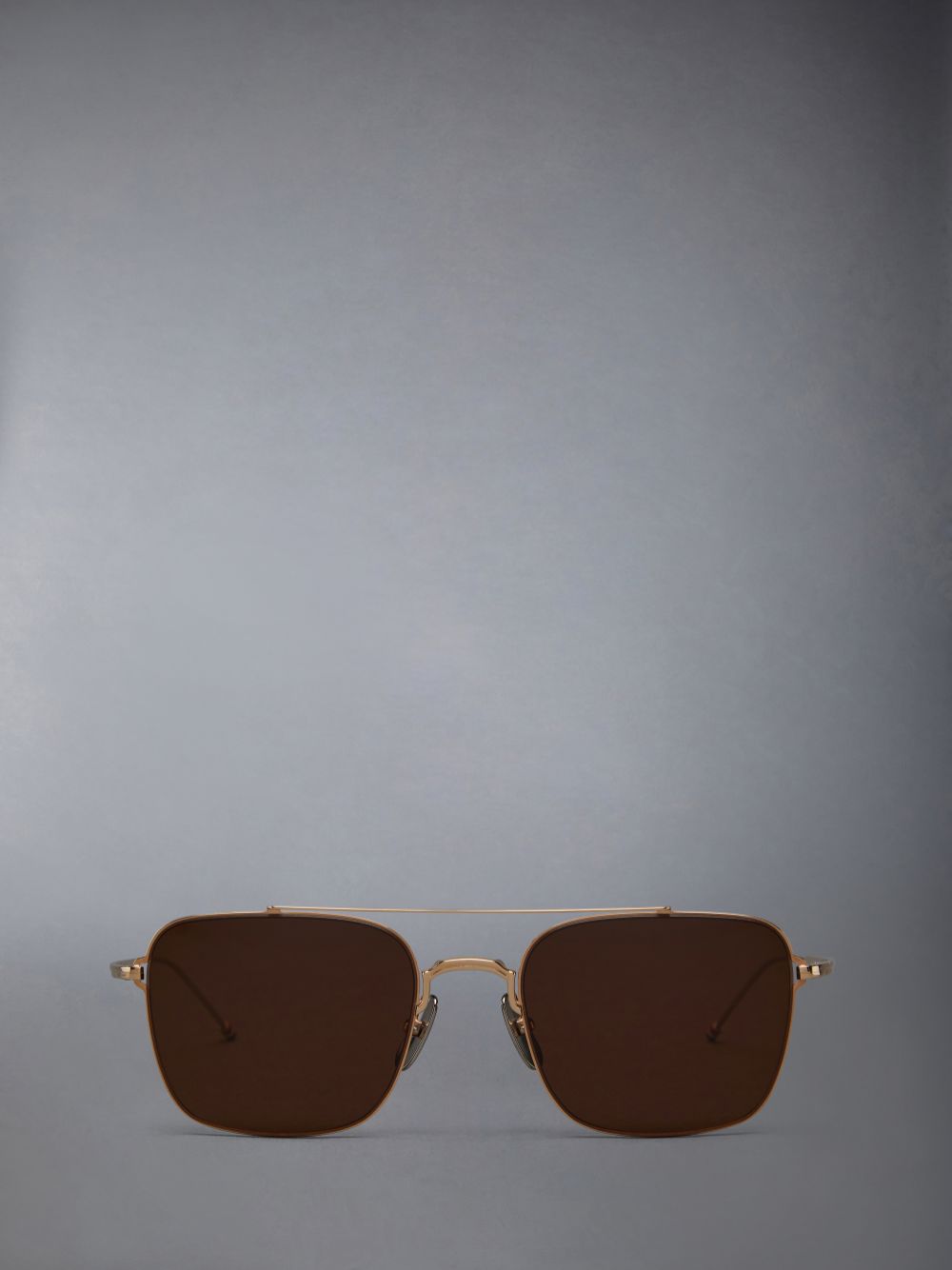 Gafas de Sol Thom Browne Titanium Aviator Mujer Doradas | OPQ92S17706
