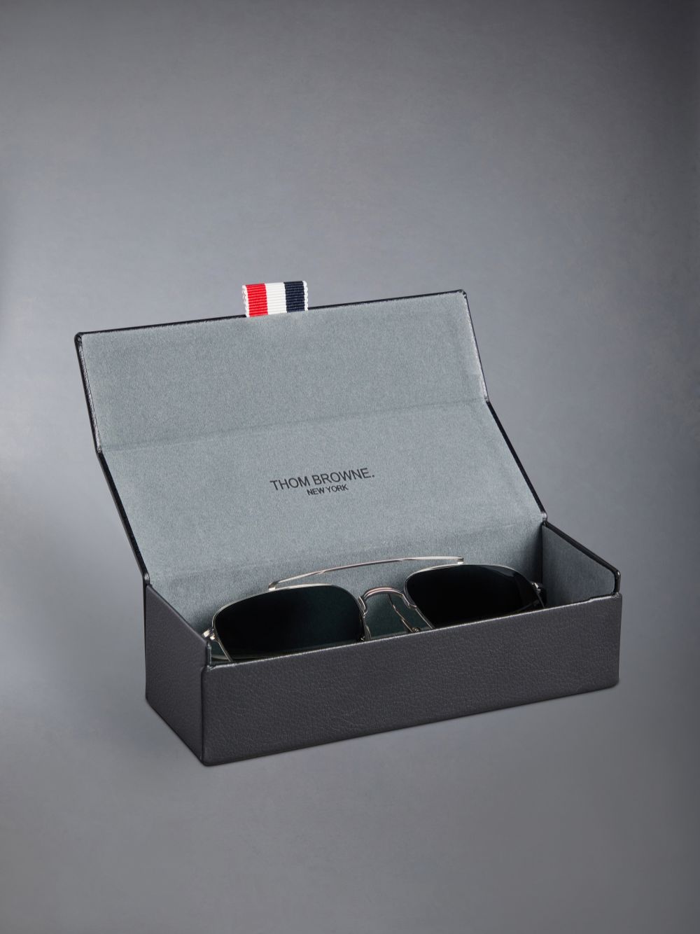 Gafas de Sol Thom Browne Titanium Aviator Hombre Plateadas | PGE65P63762