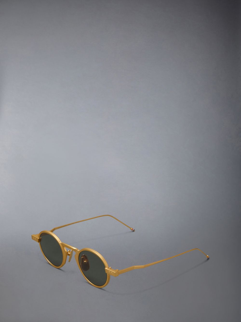 Gafas de Sol Thom Browne Titanium Round Mujer Doradas | SZA99Z32118