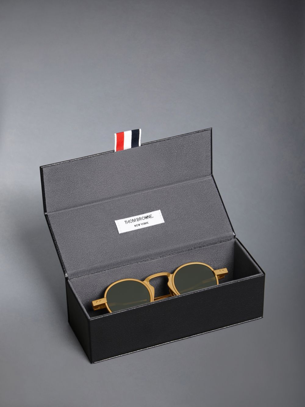 Gafas de Sol Thom Browne Titanium Round Mujer Doradas | SZA99Z32118
