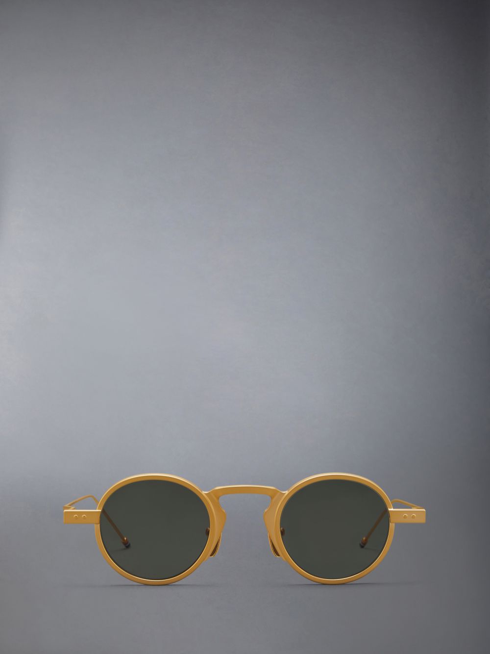 Gafas de Sol Thom Browne Titanium Round Mujer Doradas | SZA99Z32118