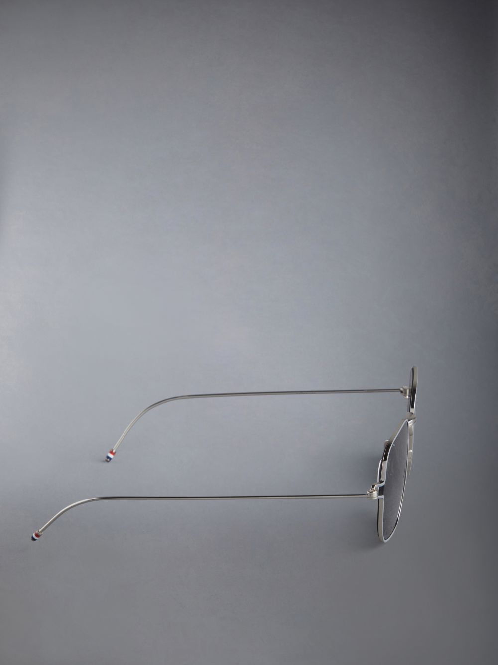 Gafas de Sol Thom Browne Titanium Square Hombre Plateadas | TPW56P27706