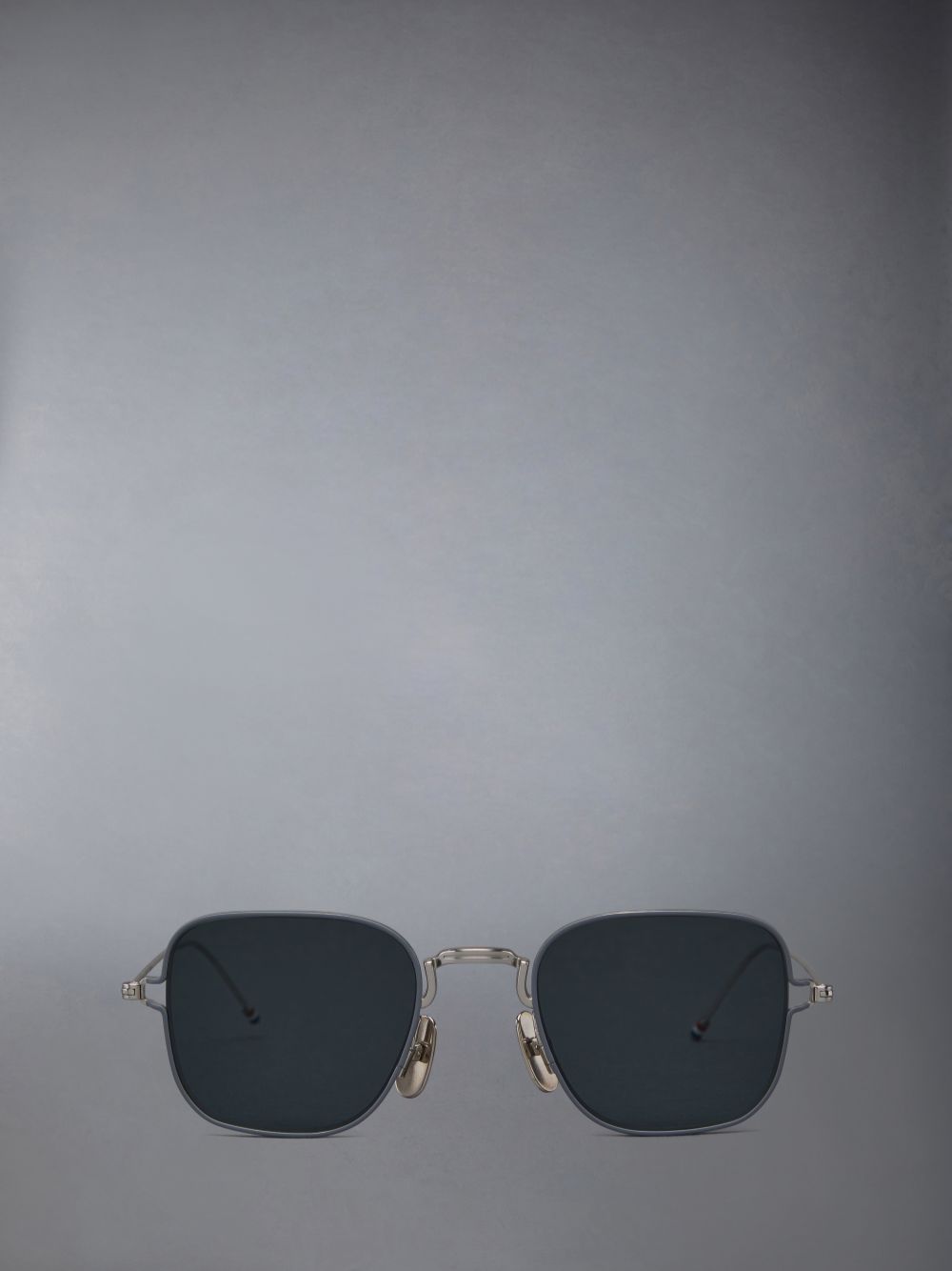 Gafas de Sol Thom Browne Titanium Square Hombre Plateadas | TPW56P27706