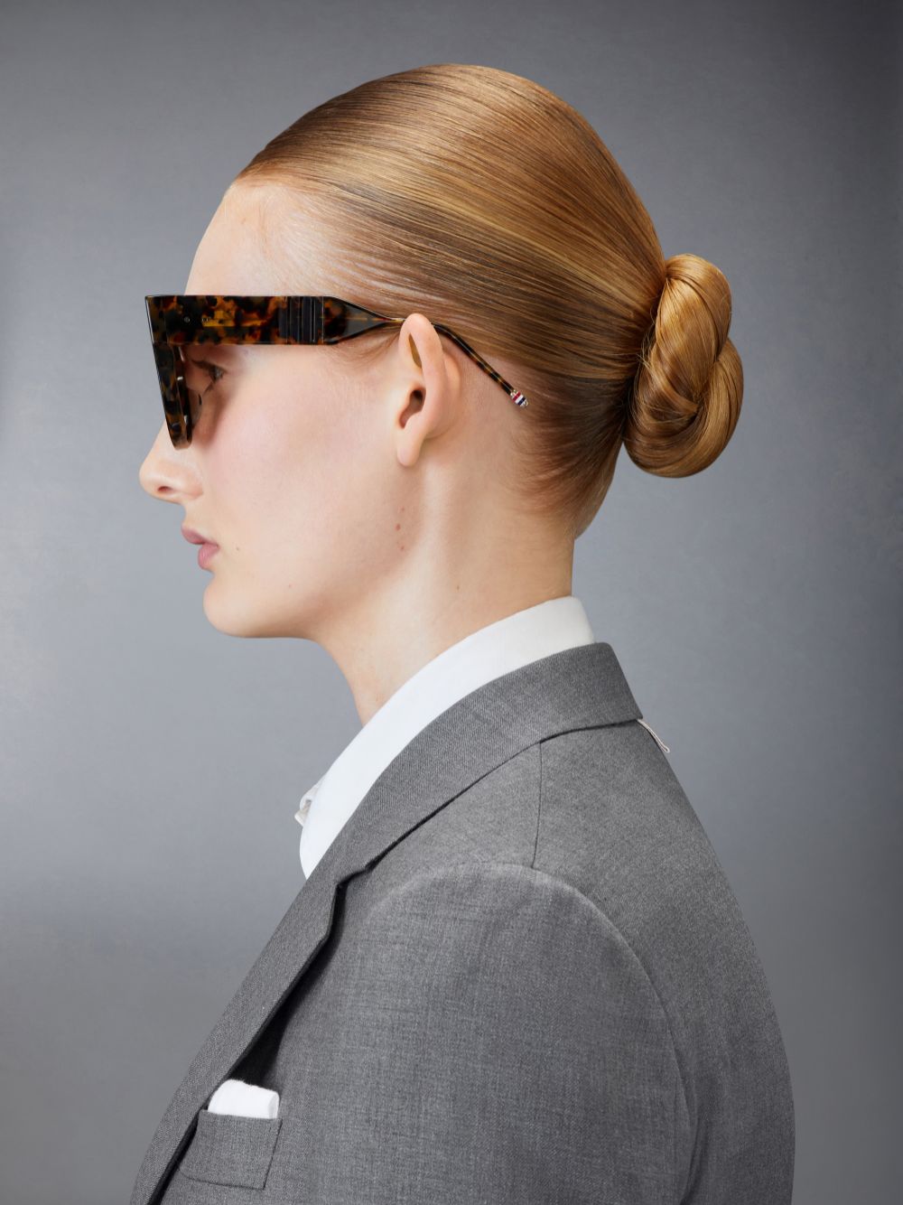 Gafas de Sol Thom Browne Tokyo Tortoise Acetate Cateye Mujer Marrones | PDE54T29350