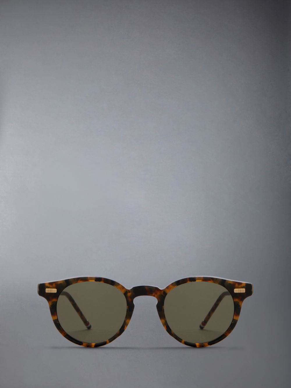 Gafas de Sol Thom Browne Tortoise Acetate Round Hombre Marrones | VQQ79K02975