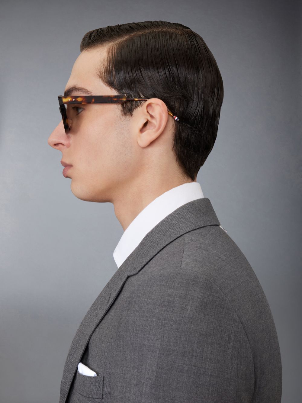 Gafas de Sol Thom Browne Tortoise Acetate Rectangular Mujer Marrones | HHU60Q12924