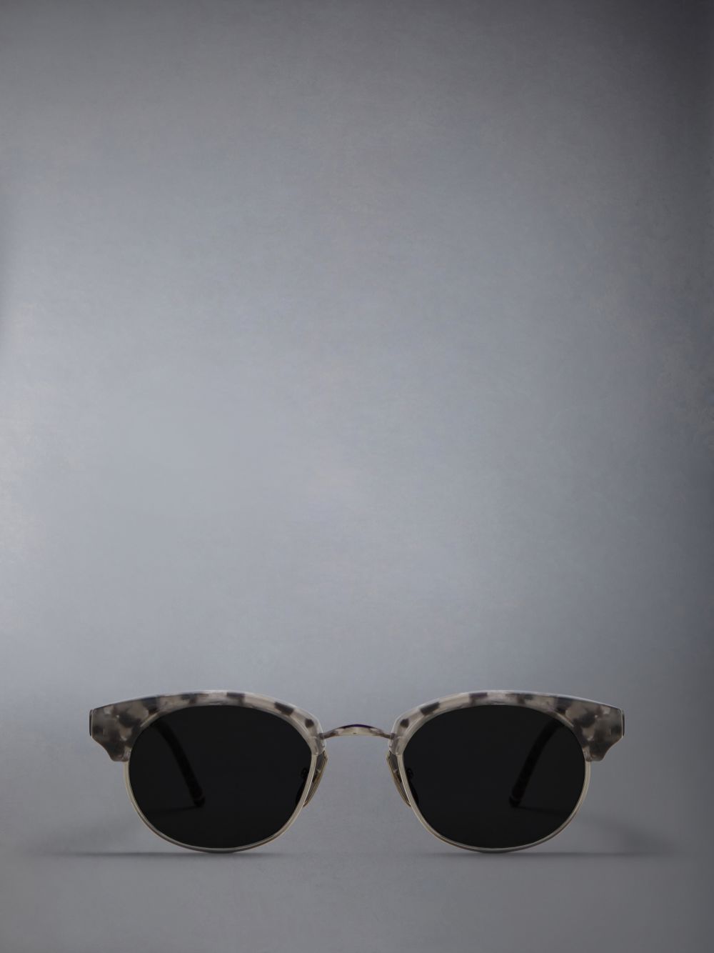 Gafas de Sol Thom Browne Tortoise Acetate And Titanium Oval Mujer Verde | LEA21J90715