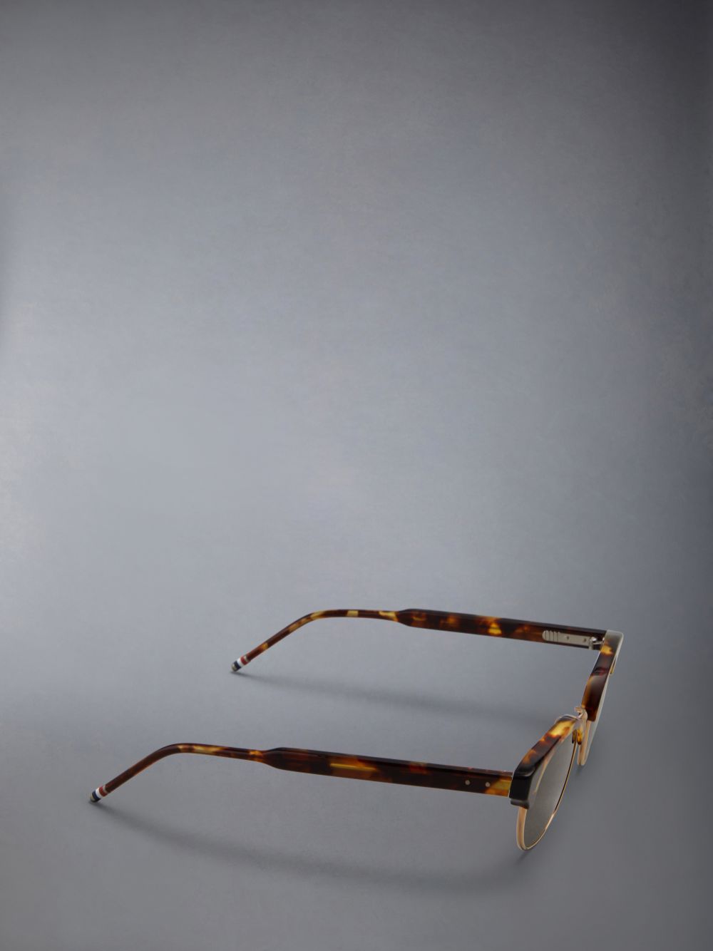 Gafas de Sol Thom Browne Tortoise Acetate And Titanium Oval Mujer Marrones | WMD95T72625