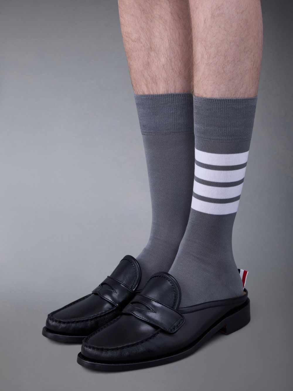 Mocasines Thom Browne Calf Flexible Leather Sole Pleated Penny Hombre Negras | XUV06U23717