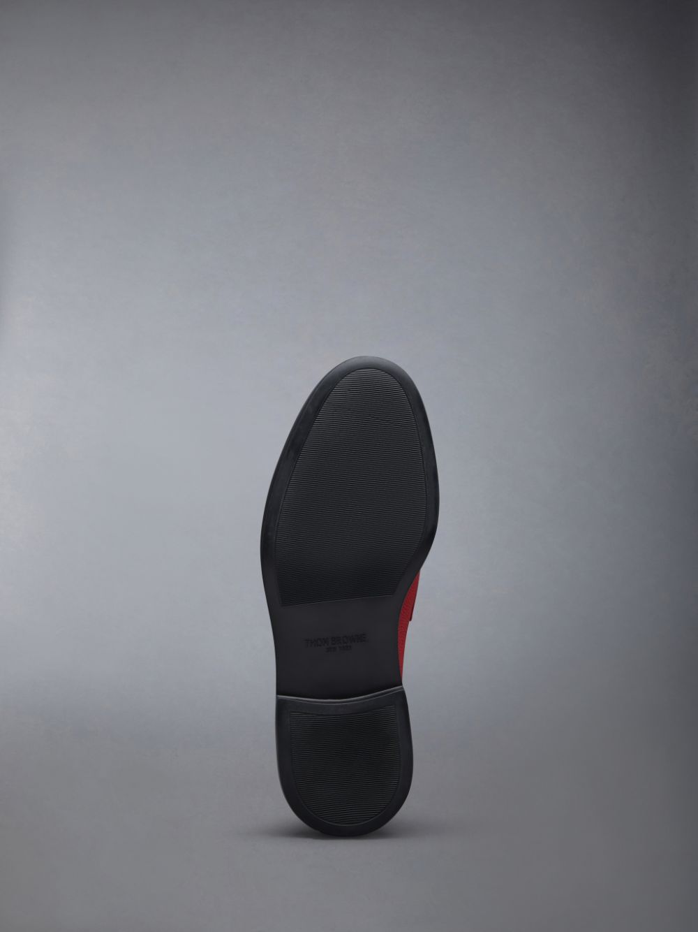 Mocasines Thom Browne Pebble Grain Leather Penny Mujer Rojas | LQE11Q93870