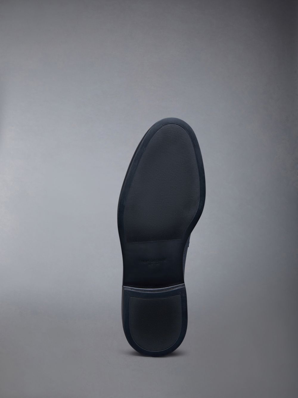 Mocasines Thom Browne Pebble Grain Leather Rubber Sole Penny Hombre Azules | JEQ23T03001