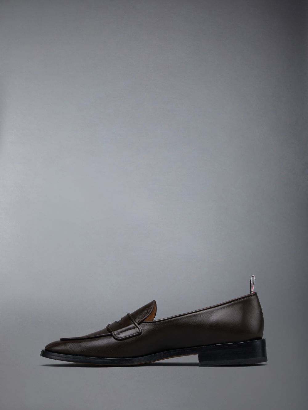 Mocasines Thom Browne VITELLO CALF LEATHER VARSITY PENNY Hombre Marrones | GLB55X15437