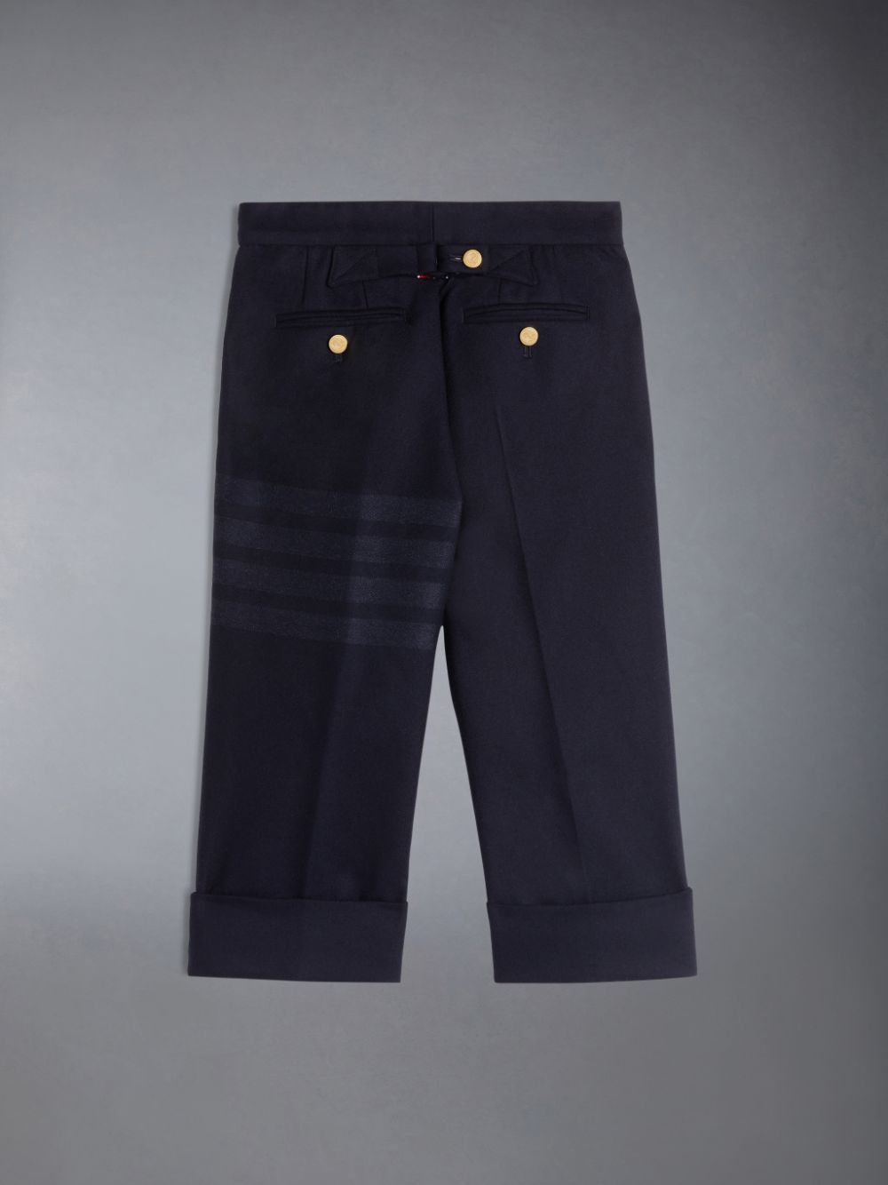 Pantalon Thom Browne Flannel 4-Bar Classic Niña Azules | WAD79K21446