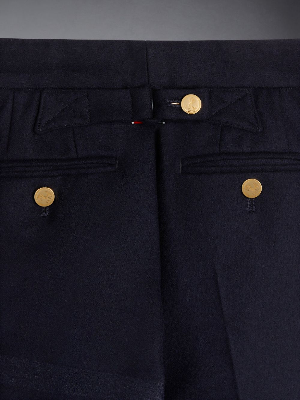Pantalon Thom Browne Flannel 4-Bar Classic Niña Azules | WAD79K21446