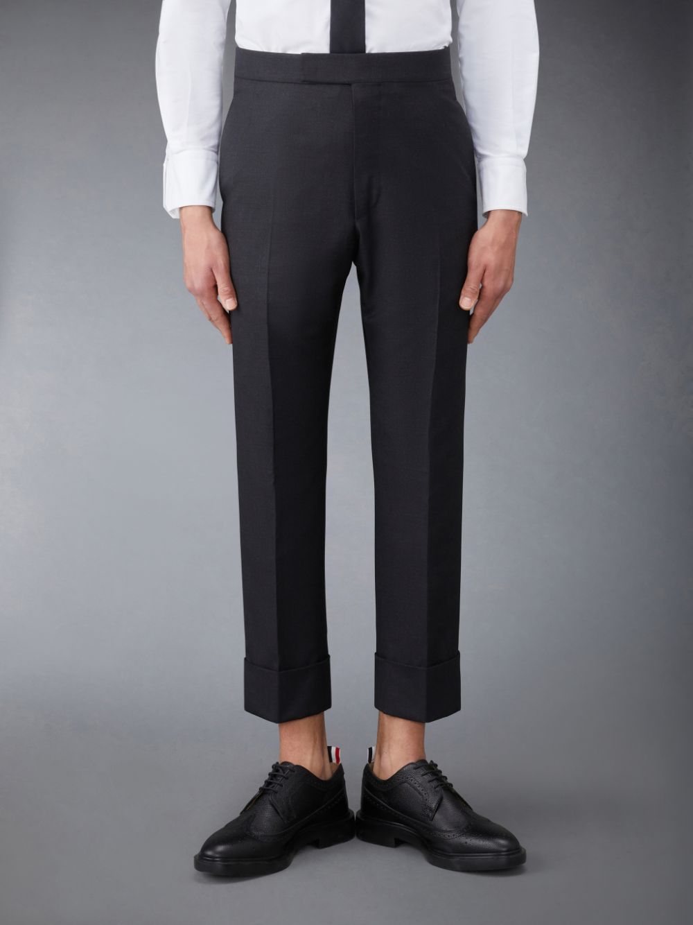 Pantalon Thom Browne Twill Classic Backstrap Hombre Negras | UNQ79K53416