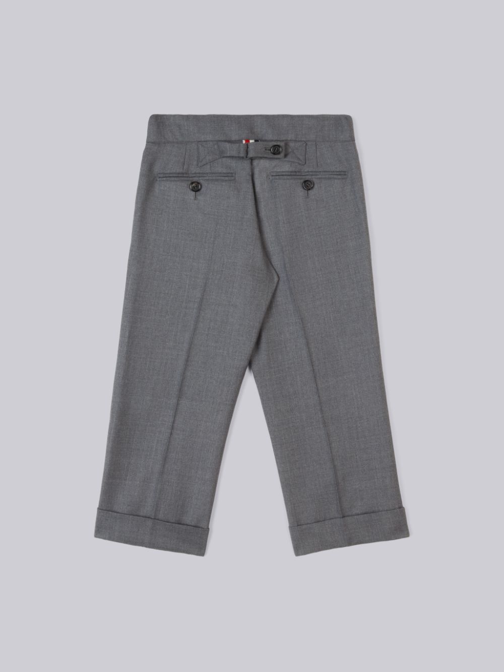 Pantalon Thom Browne Twill Wool Classic Niña Gris | MWQ43A74624
