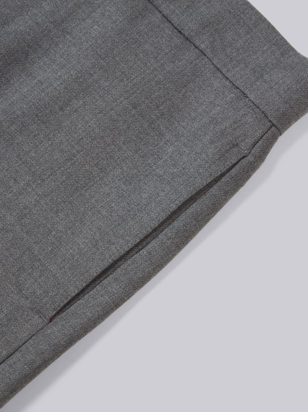Pantalon Thom Browne Twill Wool Classic Niña Gris | MWQ43A74624