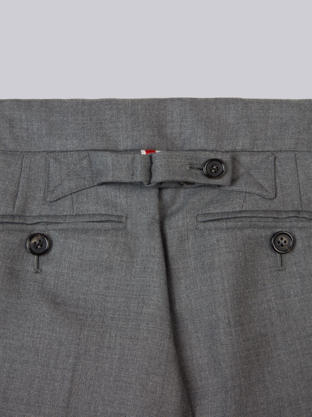 Pantalon Thom Browne Twill Wool Classic Niña Gris | MWQ43A74624