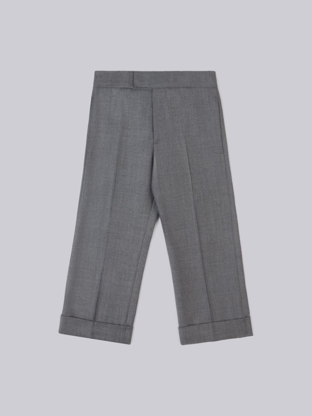 Pantalon Thom Browne Twill Wool Classic Niña Gris | MWQ43A74624