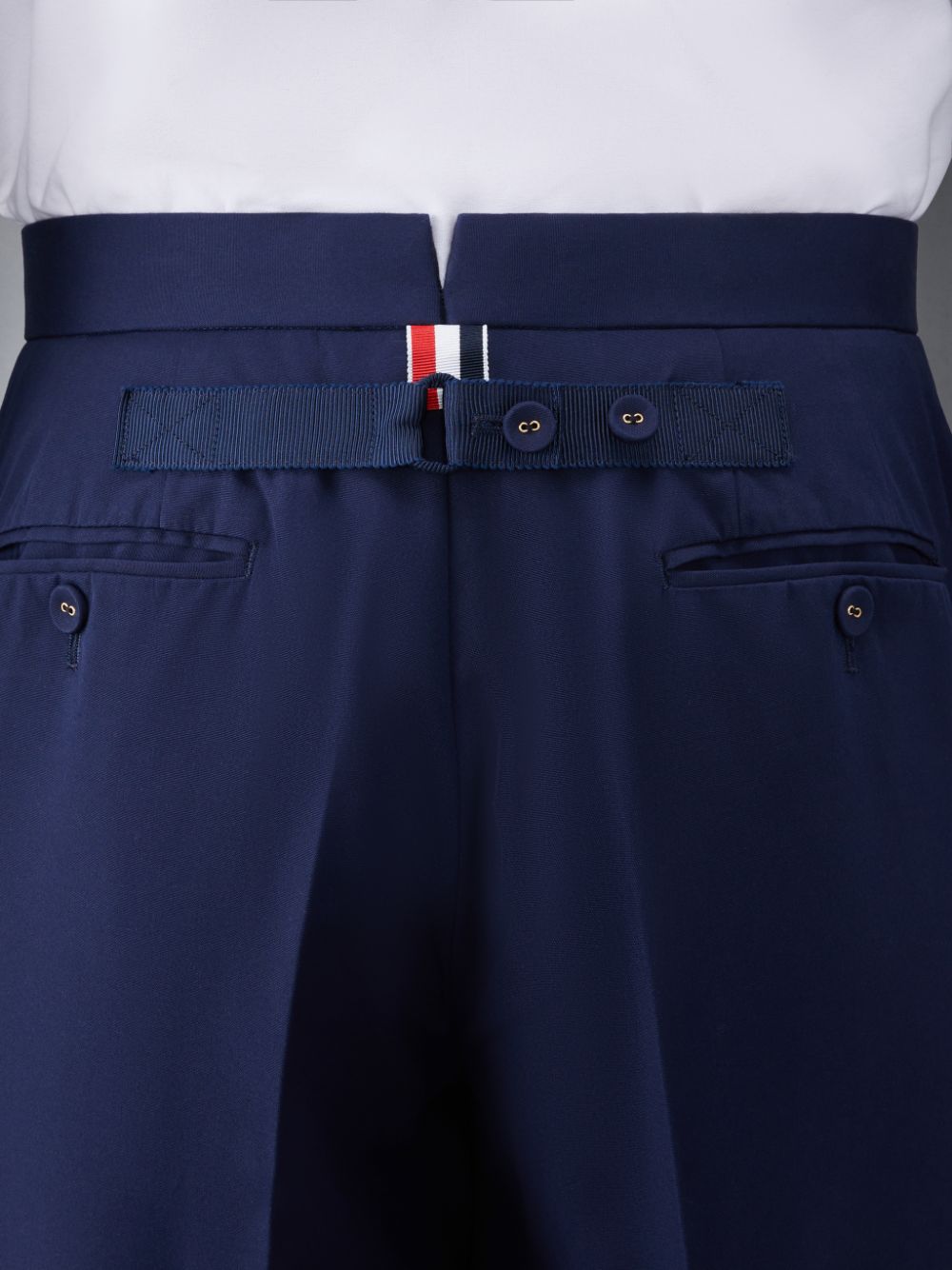 Pantalon Thom Browne Typewriter Cloth Classic Backstrap Hombre Azules | EBW76B04872