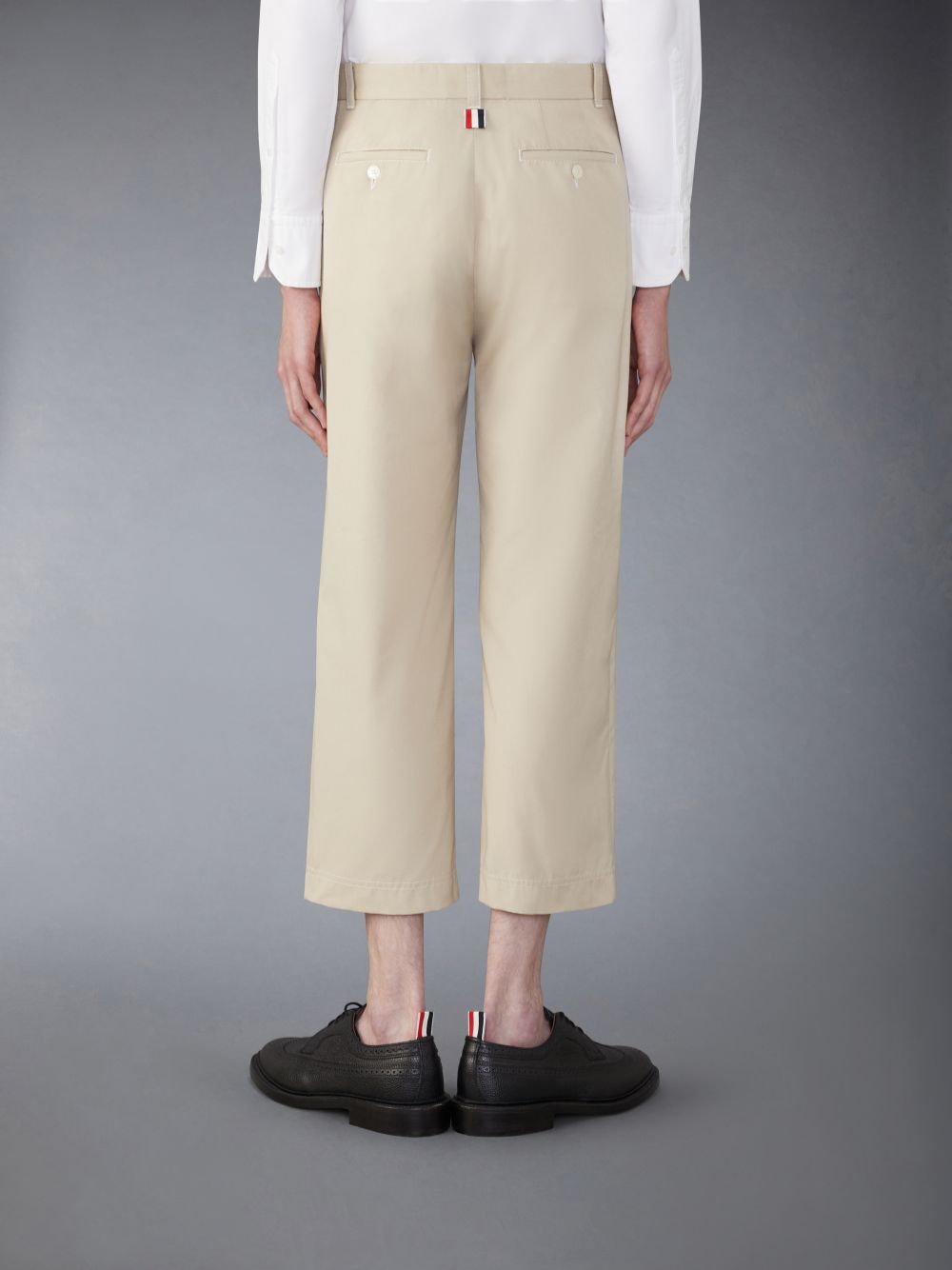 Pantalon Thom Browne Typewriter Straight Leg Hombre Beige | VKJ01X27310