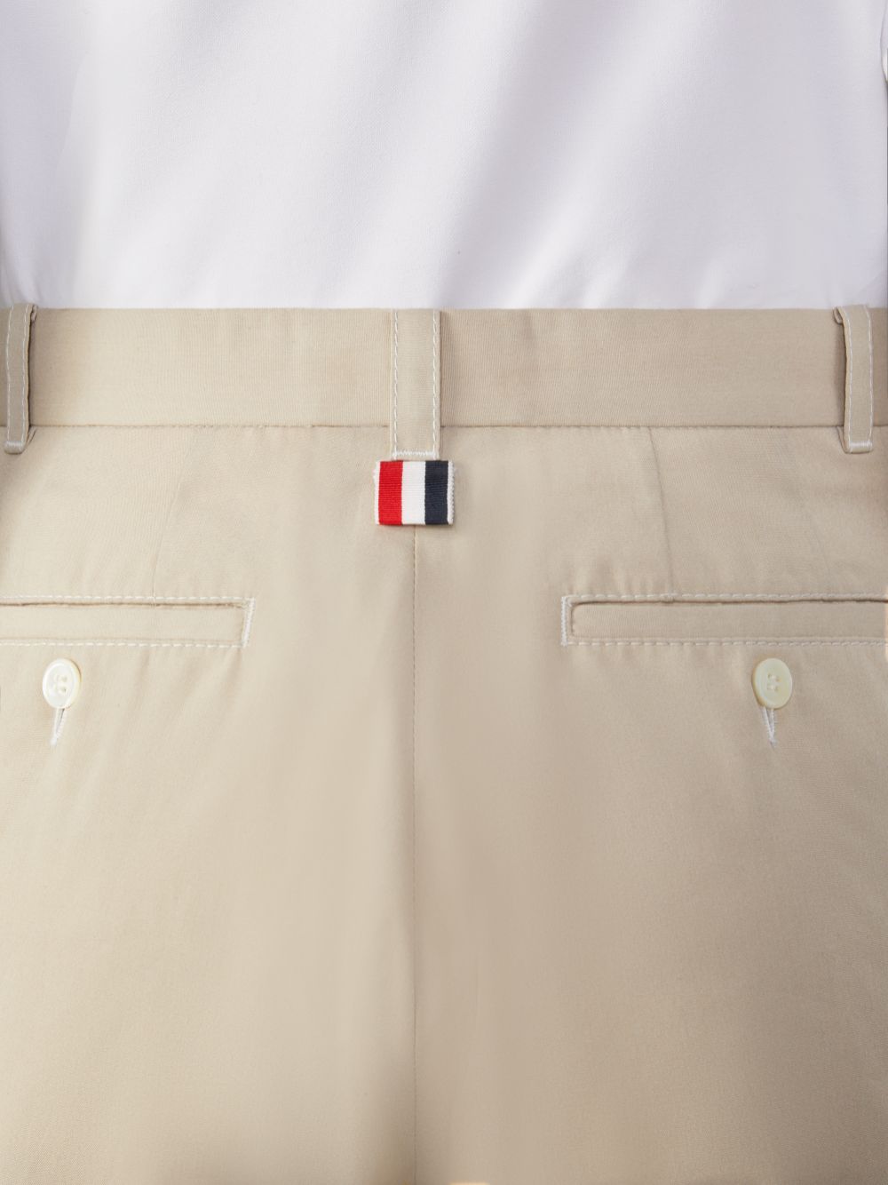 Pantalon Thom Browne Typewriter Straight Leg Hombre Beige | VKJ01X27310