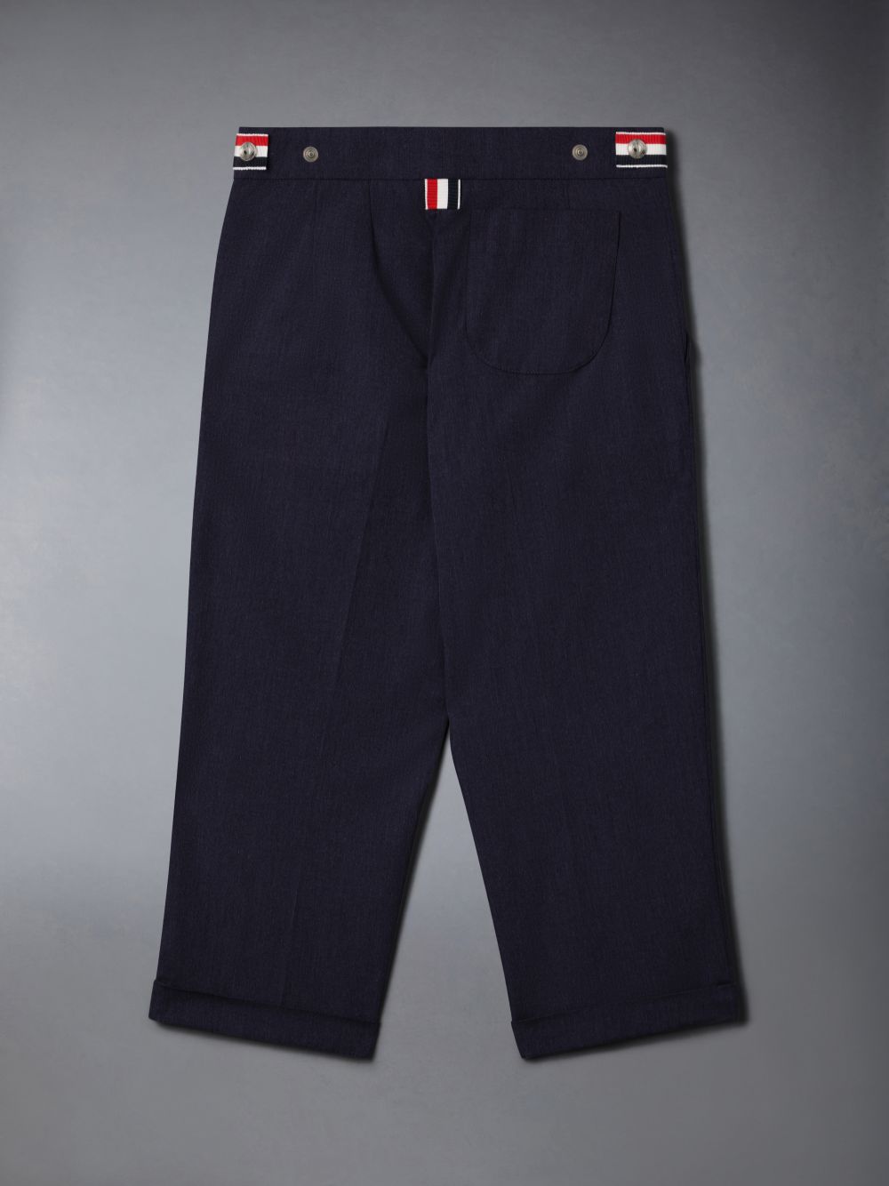 Pantalon Thom Browne Typewriter Track Niña Gris | EXL38Y99143