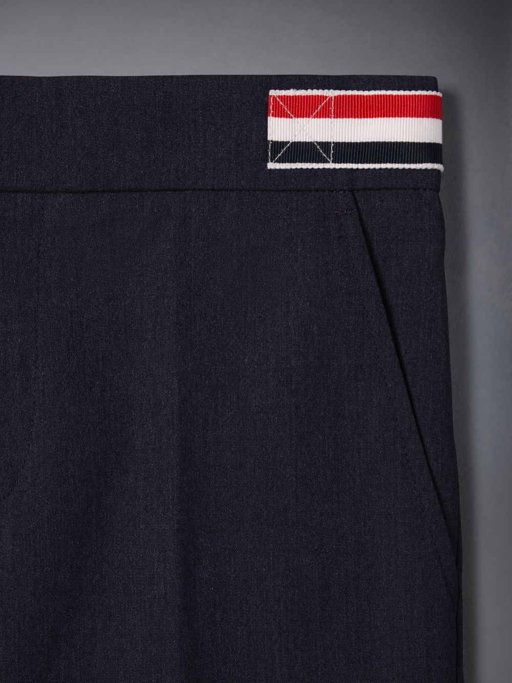 Pantalon Thom Browne Typewriter Track Niña Gris | EXL38Y99143