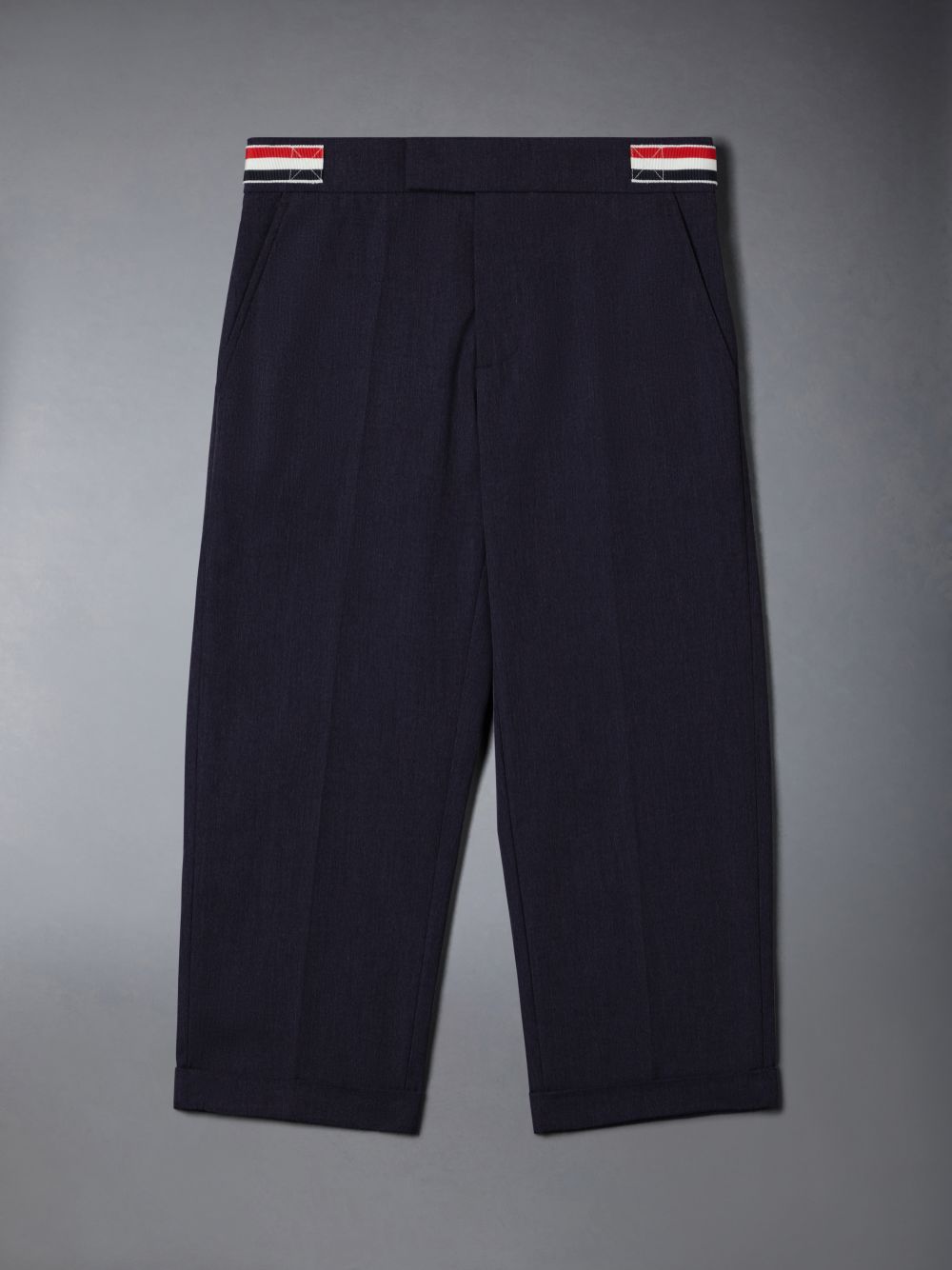 Pantalon Thom Browne Typewriter Track Niña Gris | EXL38Y99143