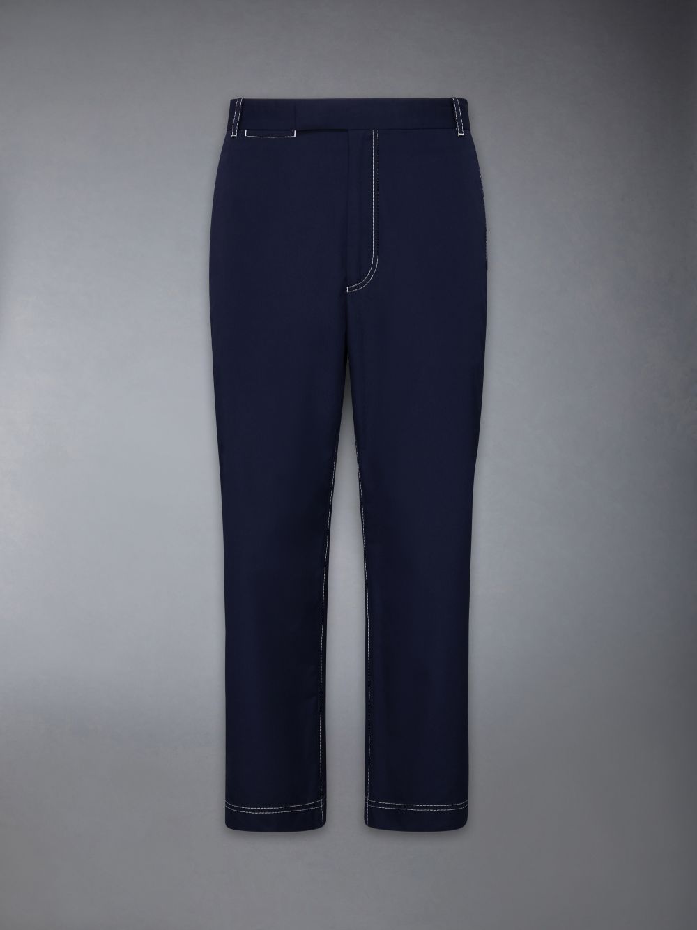 Pantalon Thom Browne Typewriter Unconstructed Straight Leg Hombre Azules | DDI03H39474