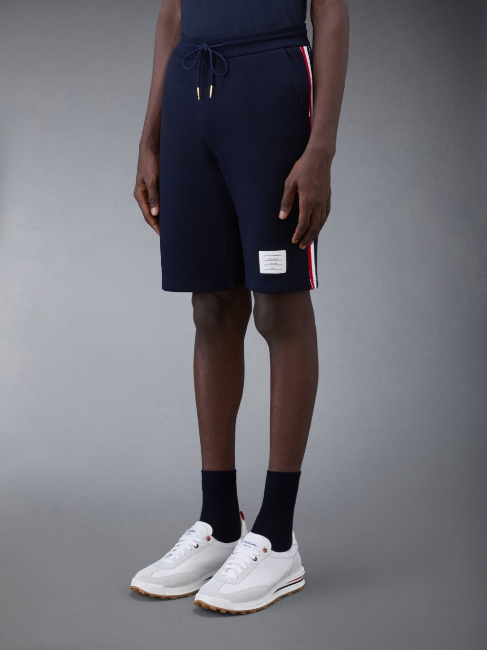 Pantalones Cortos Deportivos Thom Browne Classic Loopback Hombre Azules | MXI43T01234