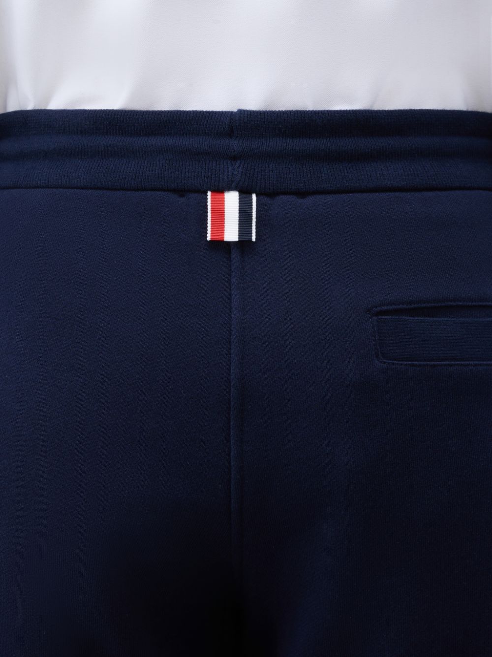 Pantalones Cortos Deportivos Thom Browne Classic Loopback 4-Bar Hombre Azules | HPP40Q80183